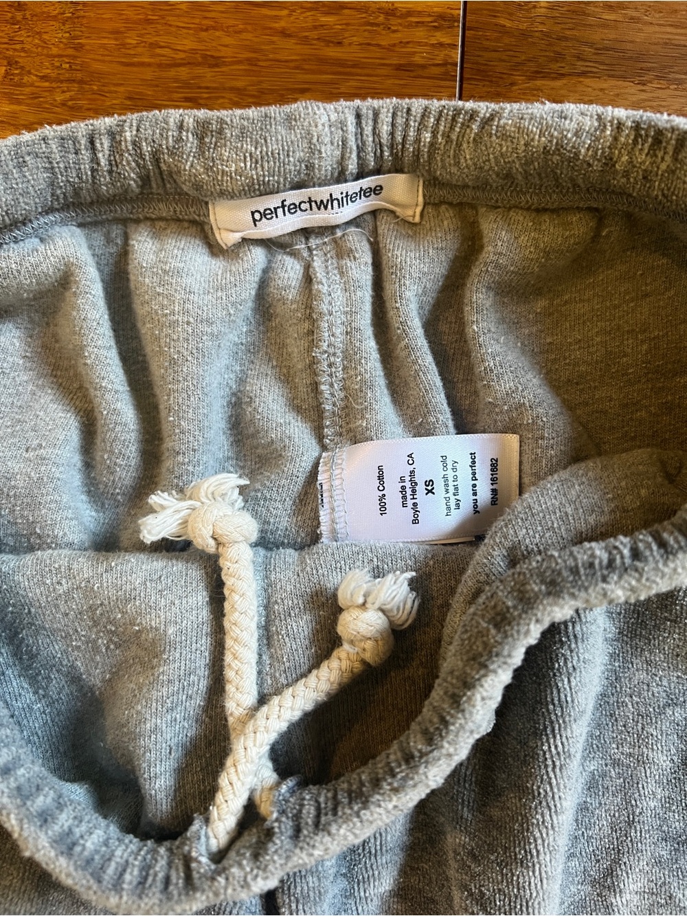 Perfectwhitetee Velour Joggers - Picture 3 of 4